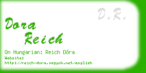 dora reich business card
